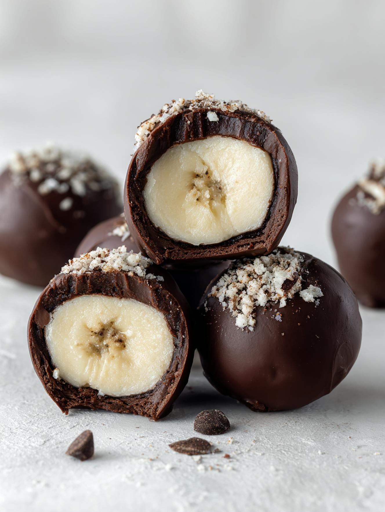 Frozen Chocolate Banana Bites