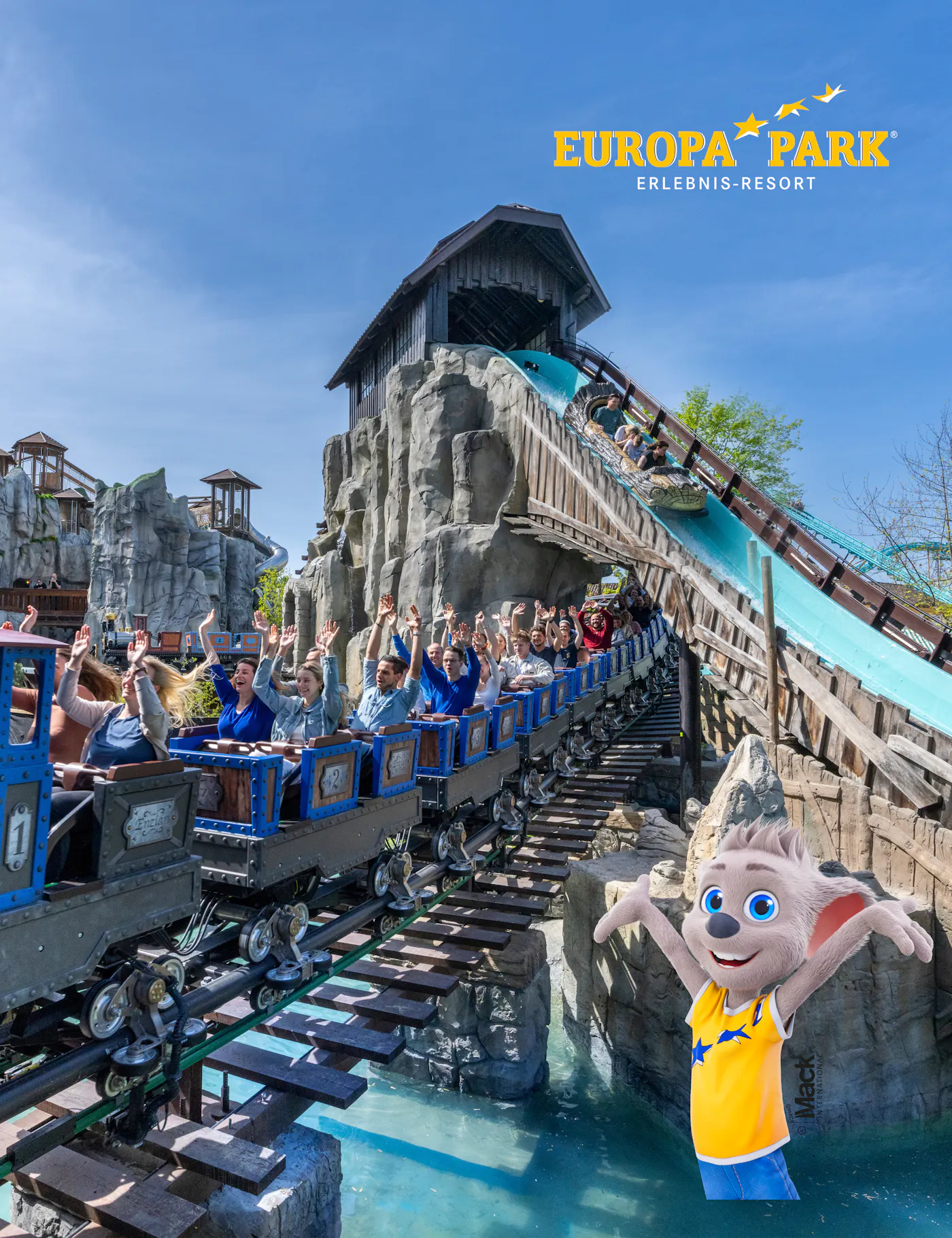 Gewinnbild Europa-Park Ein Fahrgeschäft aus dem Vergnügungsresort Europa-Park in Rust
