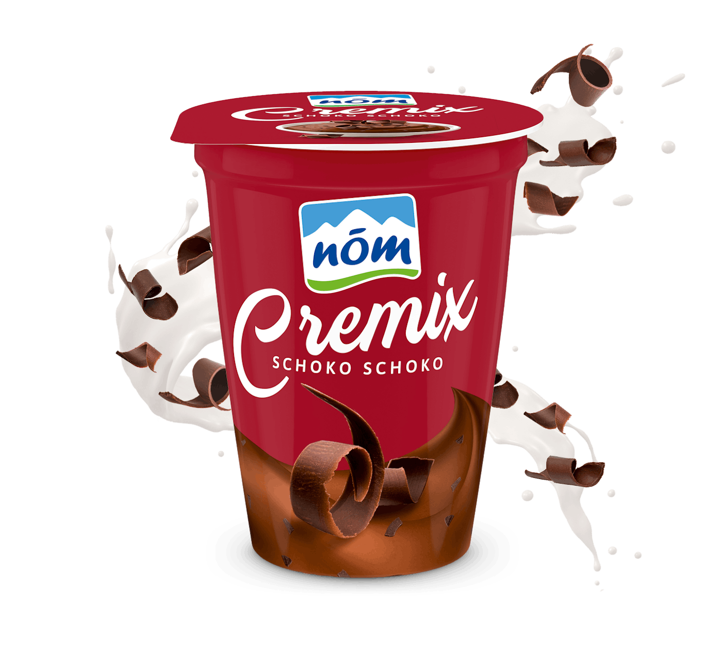 NOEM Cremix Becherabbildung mit Stueckchen