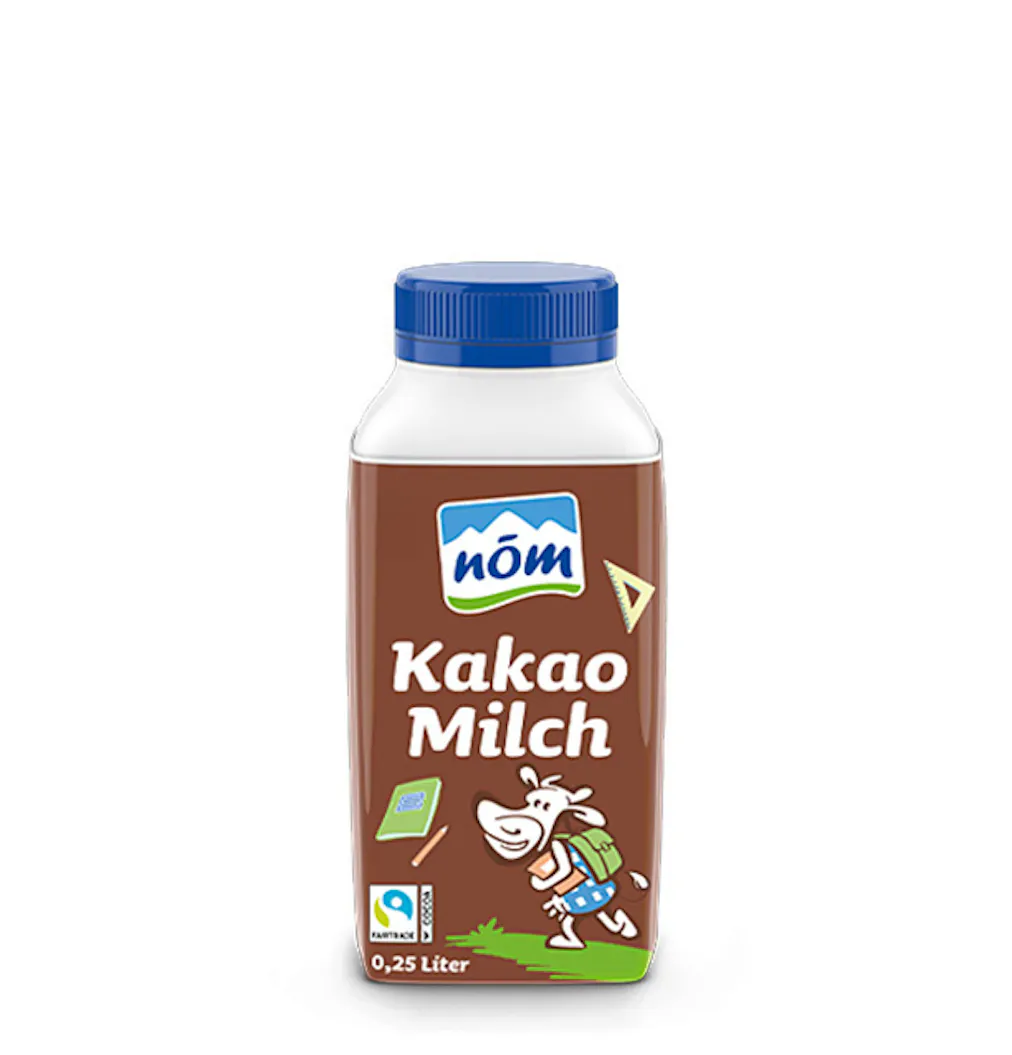 NÖM Kakaomilch im 250 ml Tetra Pak Schule