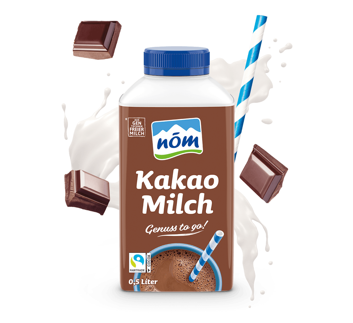 NÖM Kakaomilch 0,5 Liter im Tetra Pak mit Schokoladestückchen