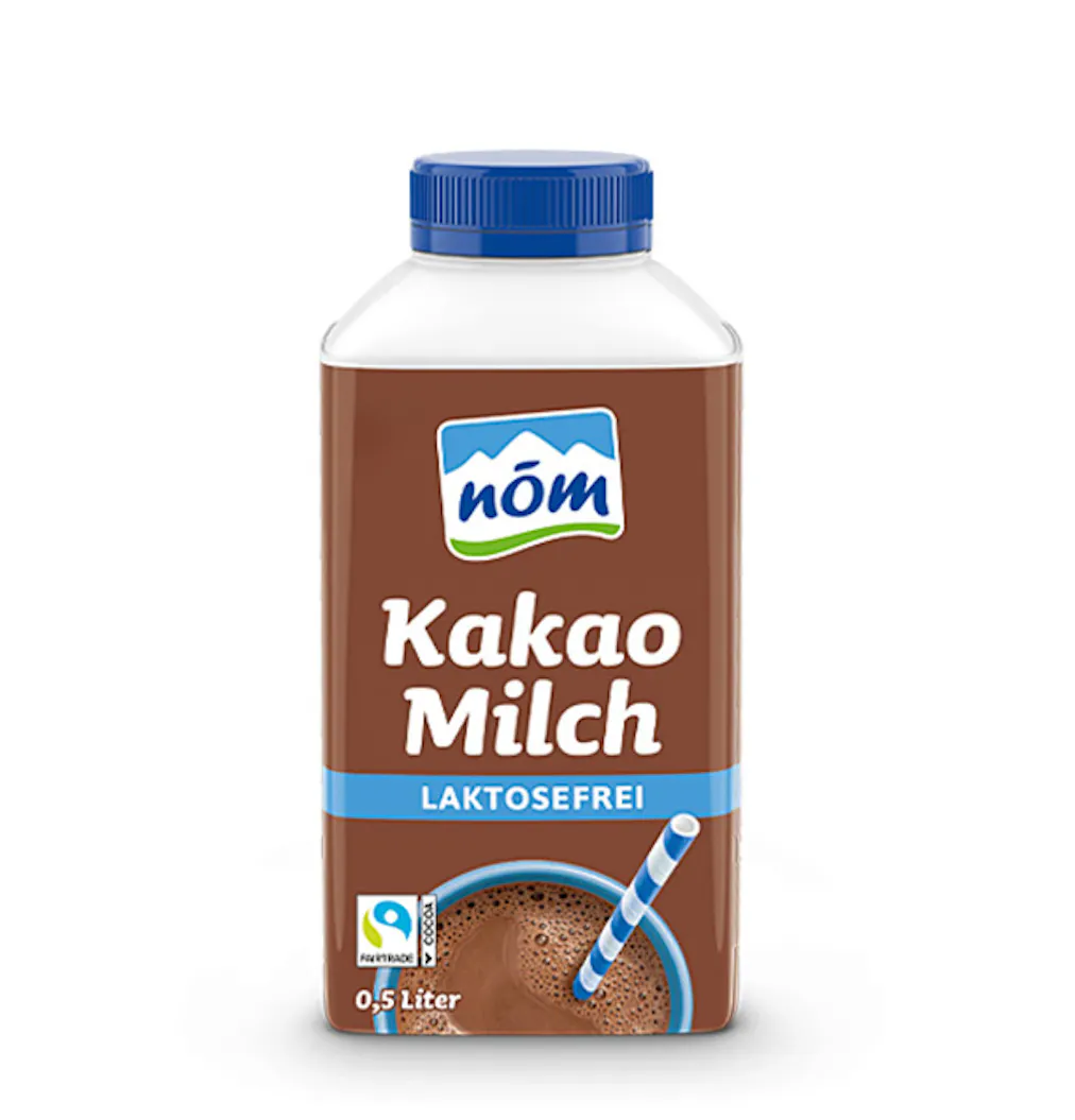 NÖM Kakaomilch laktosefrei im 500 ml Tetra Pak