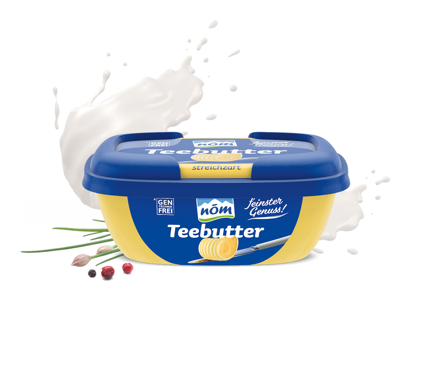 NÖM Teebutter im 125 g Becher mit Blumen NÖM Teebutter im 125 g Becher mit Blumen