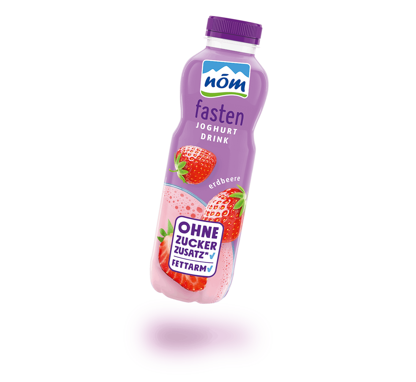 NÖM fasten Joghurtdrink Erdbeere in der 500 g Flasche