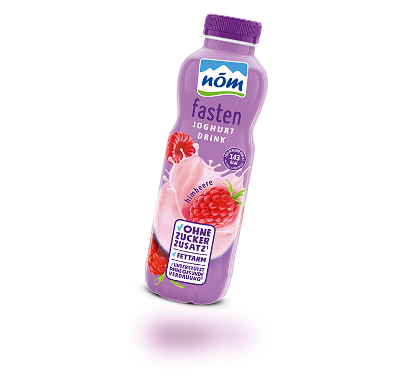 NÖM fasten Joghurtdrink Himbeere in der 500 g Flasche neu NÖM fasten Joghurtdrink Himbeere in der 500 g Flasche neu