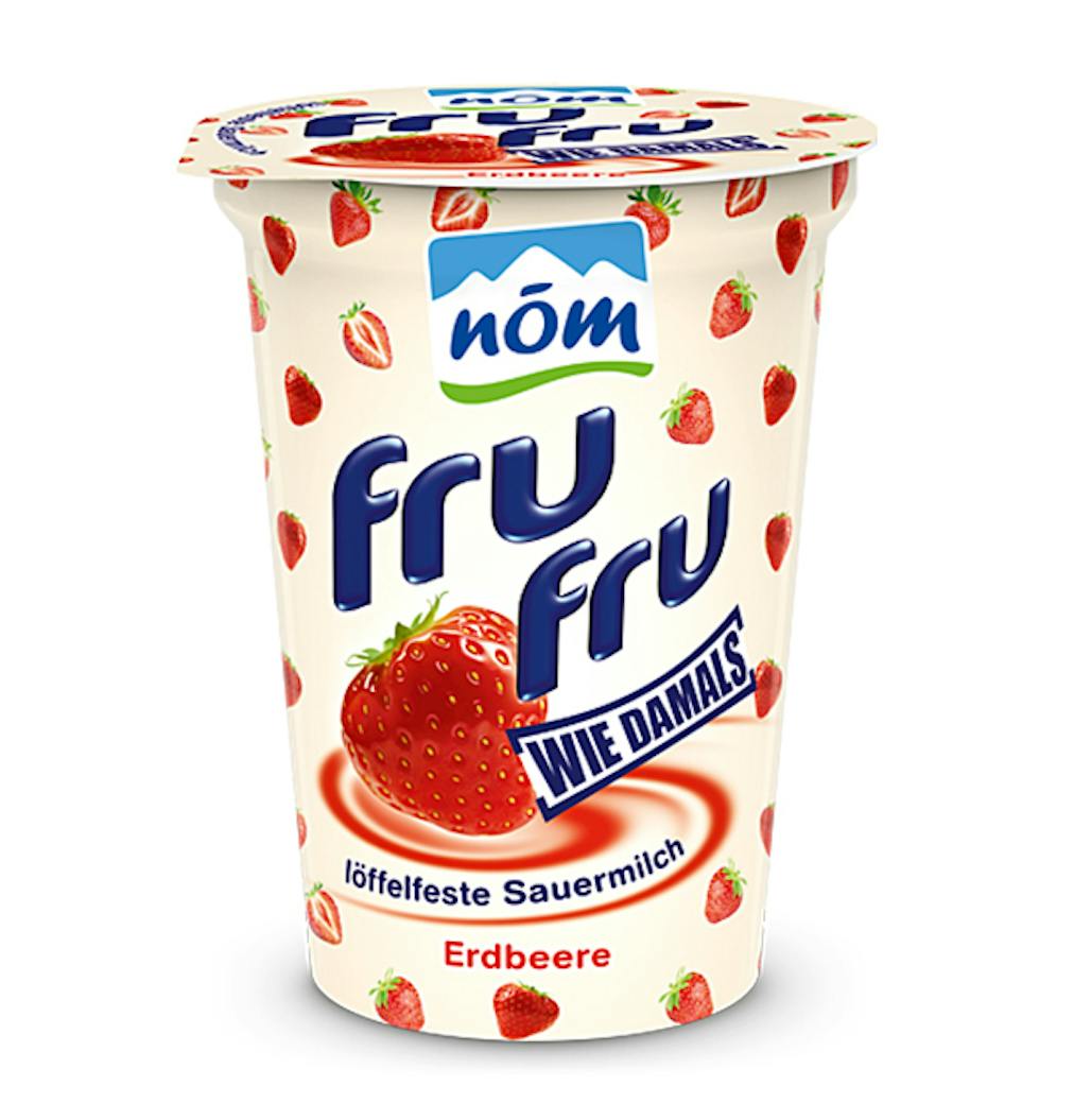 NÖM fru fru wie damals Erdbeere im 200 g Becher NÖM fru fru wie damals Erdbeere im 200 g Becher