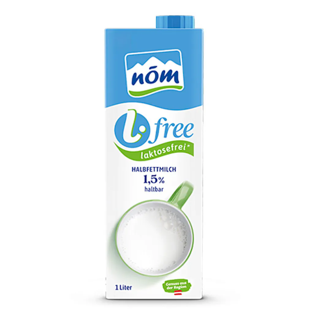 NOEM lfree Haltbarmilch in der 1 Liter Verpackung