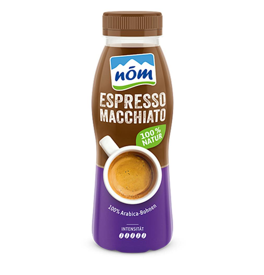 NÖM to go Espresso Macchiato in der 250 ml Flasche