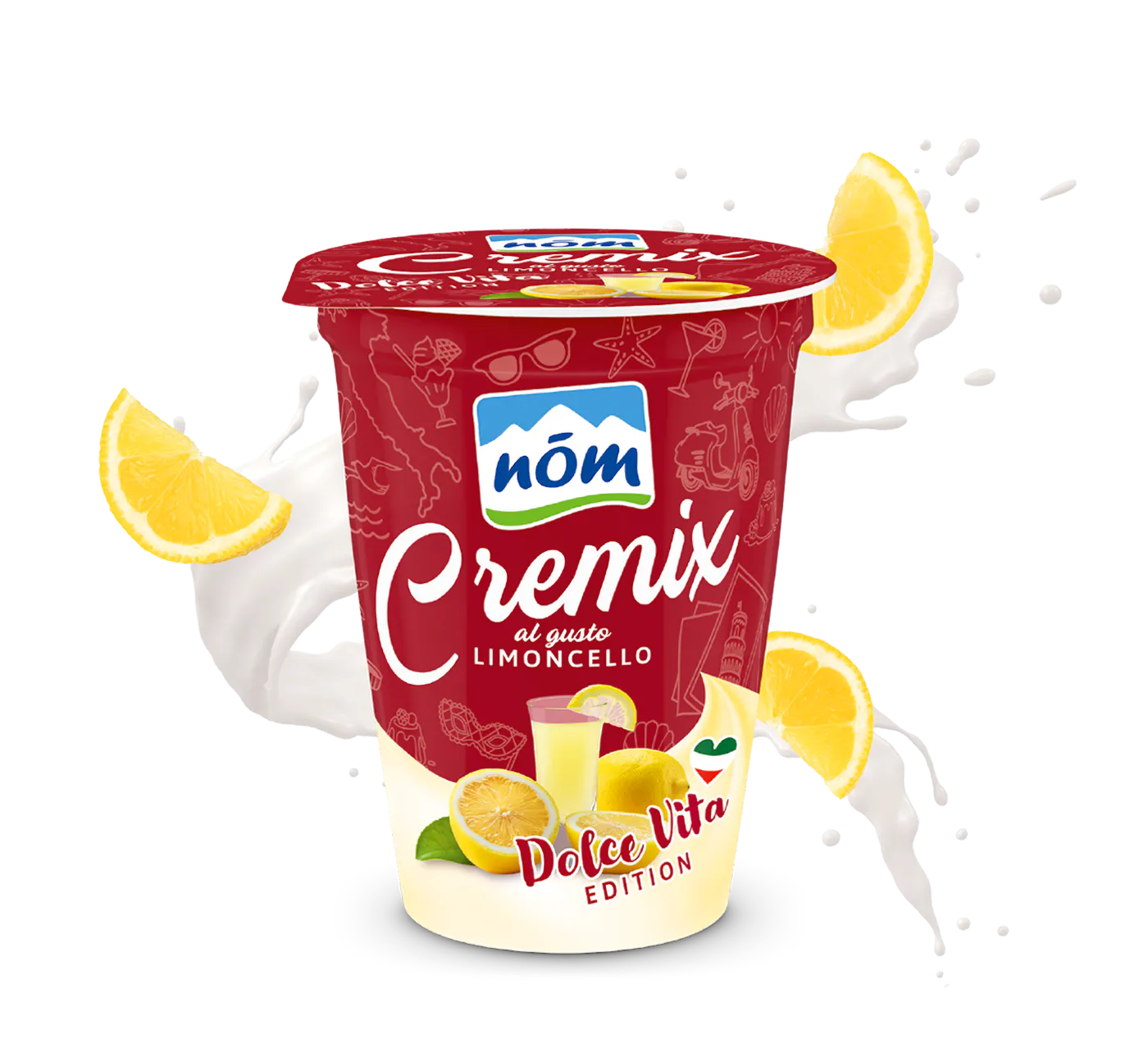NOEM Cremix Dolce Vita Limoncello Abbildung inklusive Swirl NOEM Cremix Dolce Vita Limoncello Abbildung inklusive Swirl