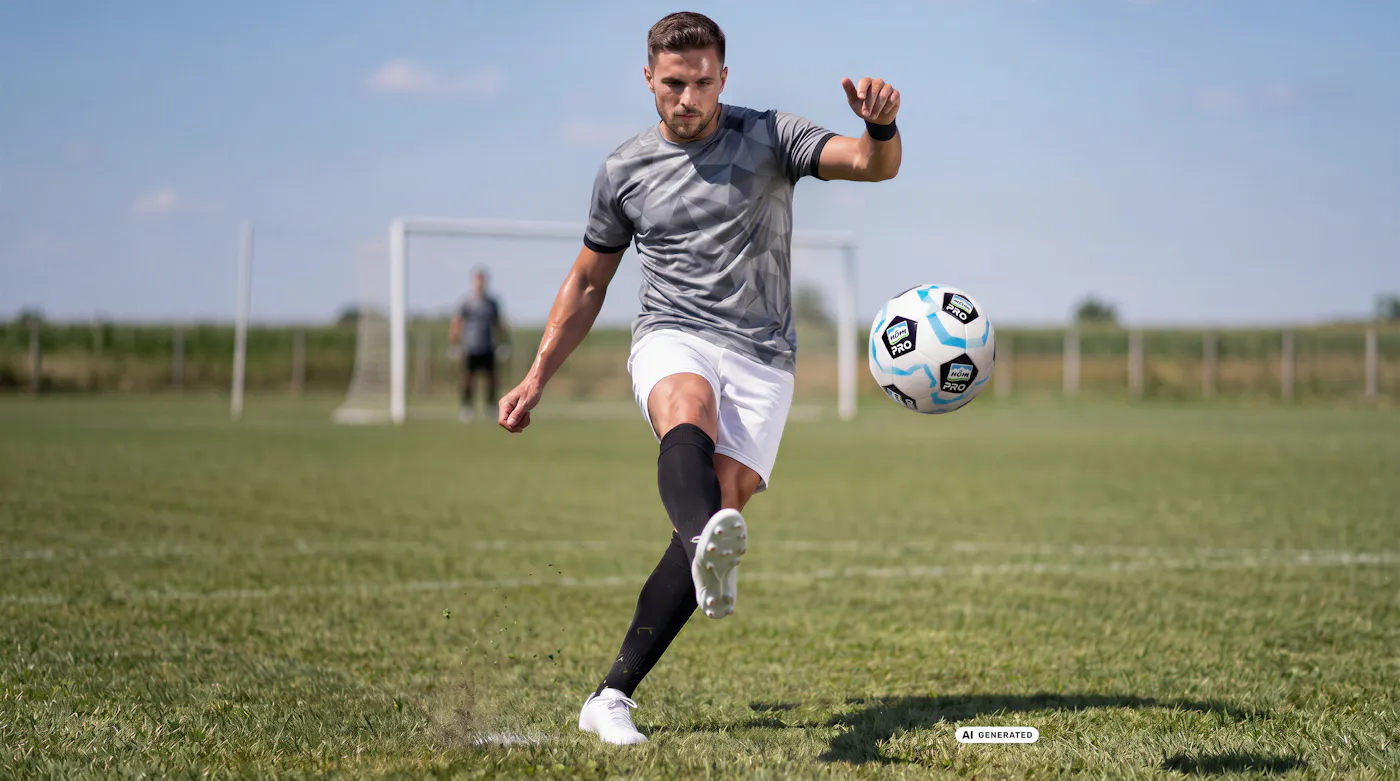 NOEM Fussballer Header PRO WM teilweise KI-generiert