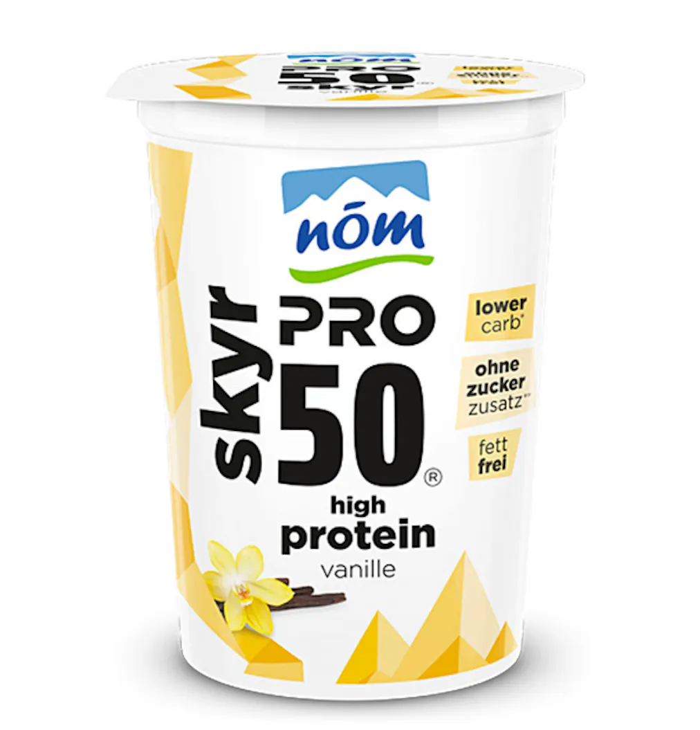 NOEM PRO Skyr Vanille 500g erhoeht Becher