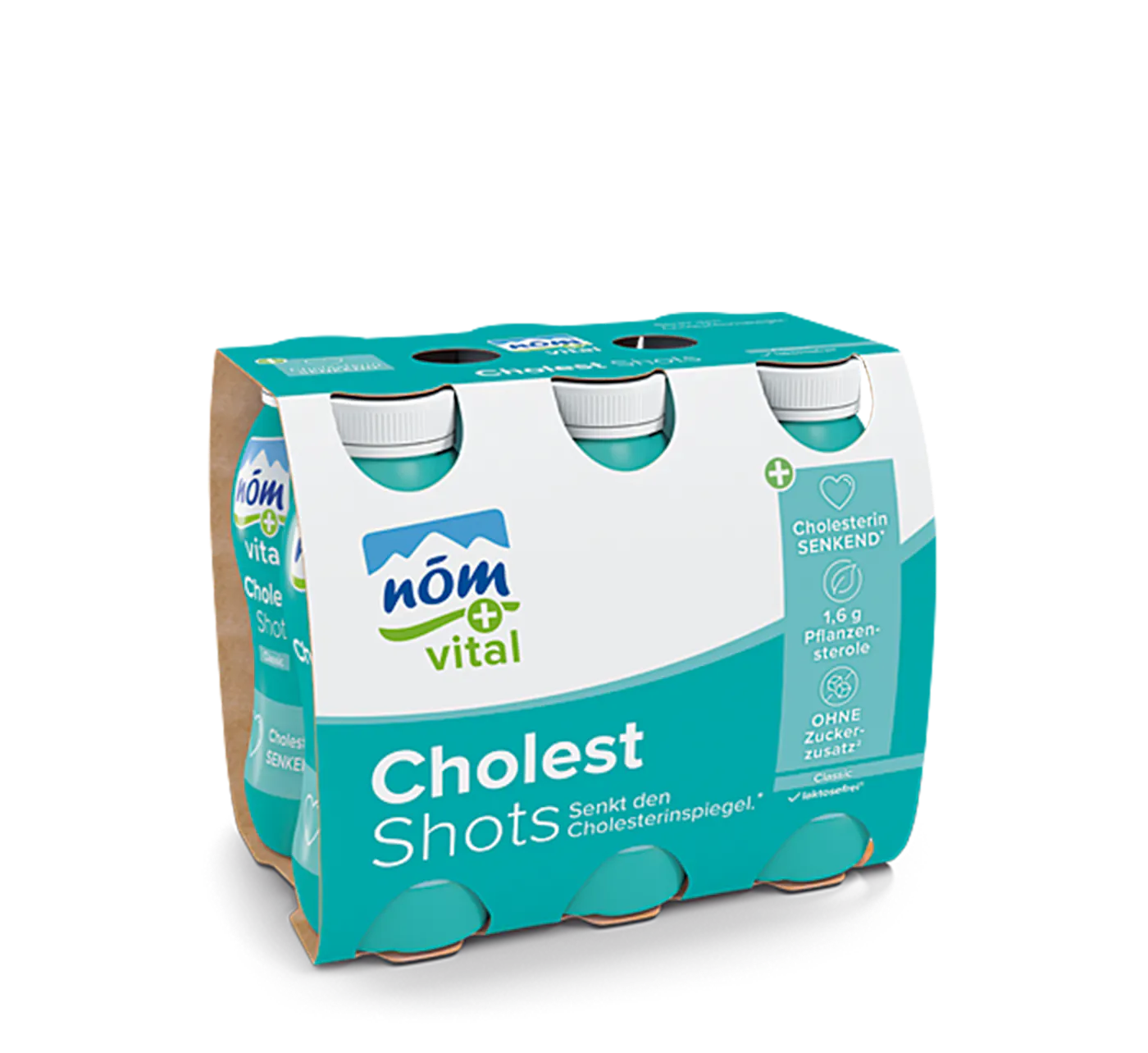 NOEM vital Cholest Shots Packshot 6 Flaschen