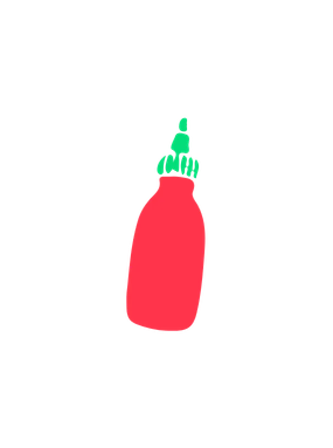Illustration von Sriracha