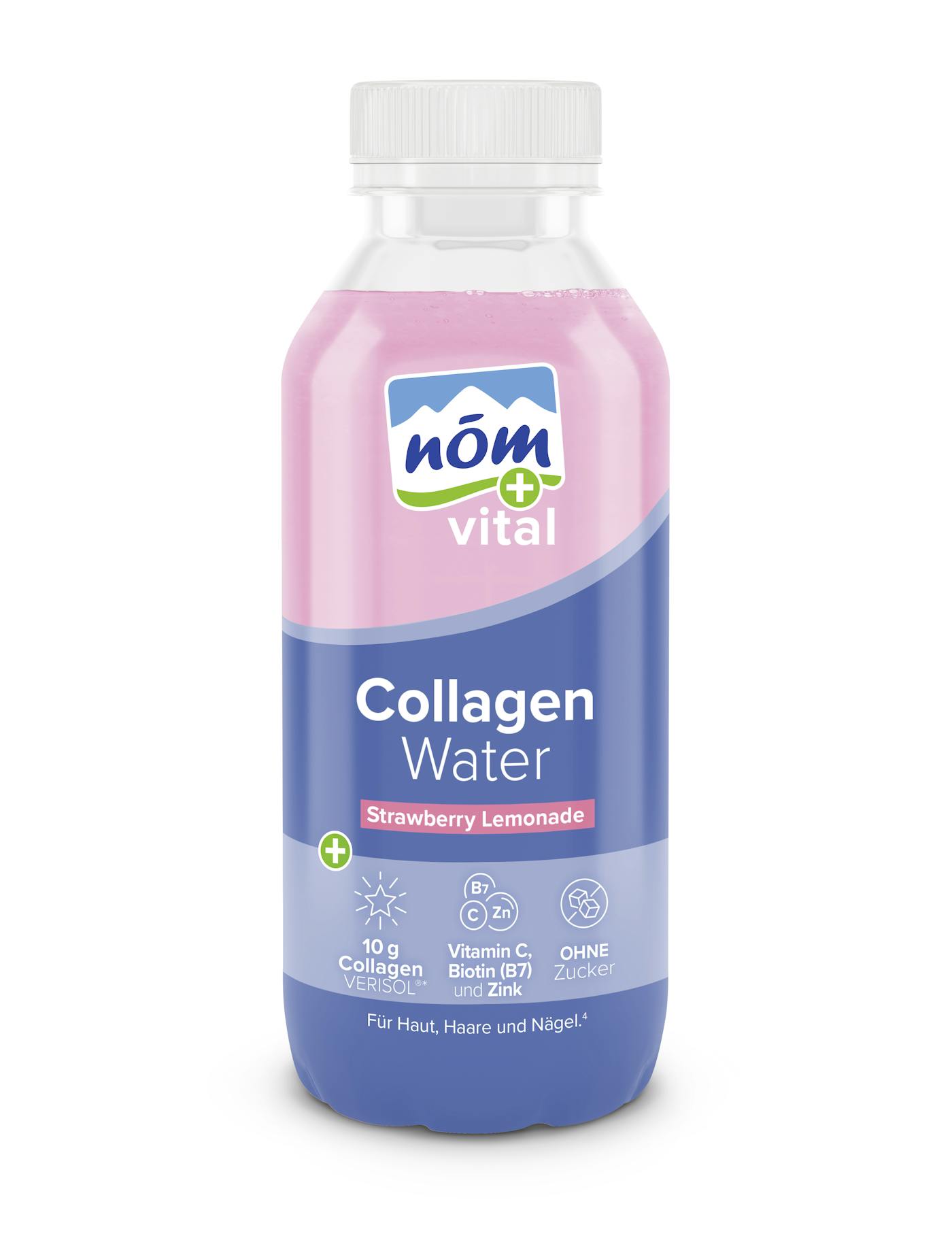NÖM vital Collagen Water 385ml Strawberry Lemonade