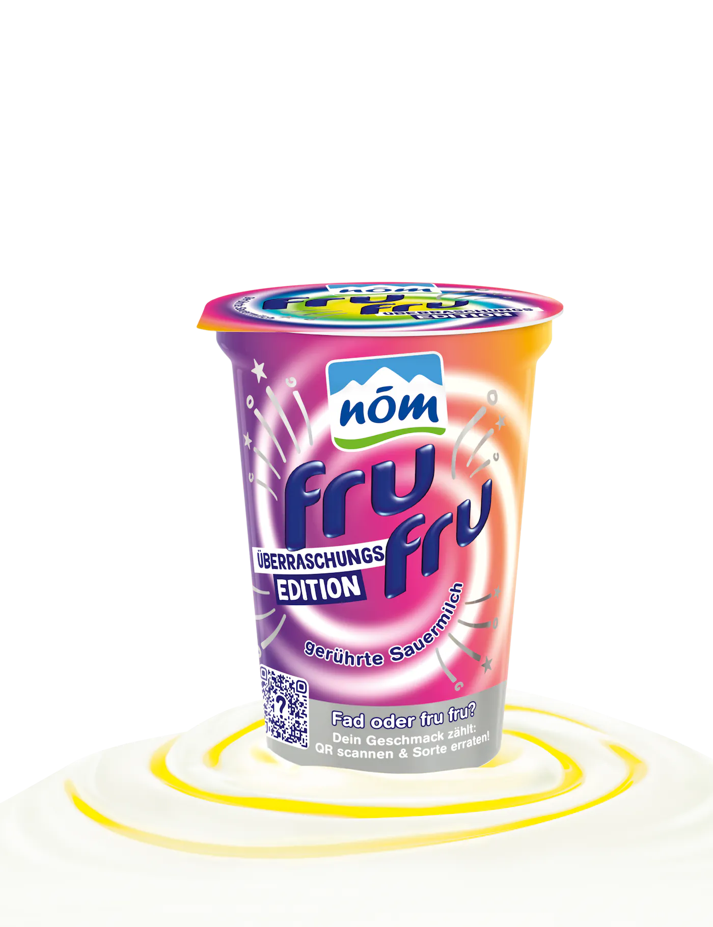 fru fru Überraschungsedition Becher der neuen fru fru Überraschungsedition zum Erraten der Sorte