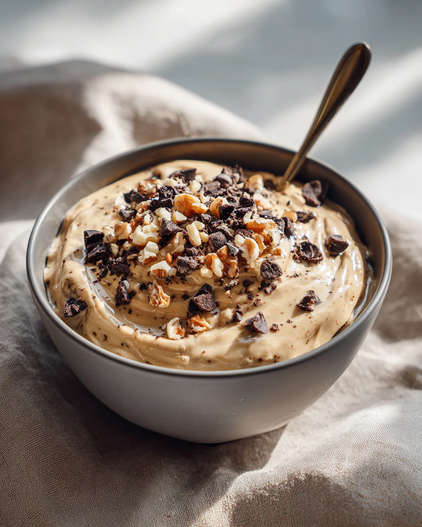 NÖM PRO Skyr Natur-Cookie-Dough Bowl mit Hafer & Schokodrops