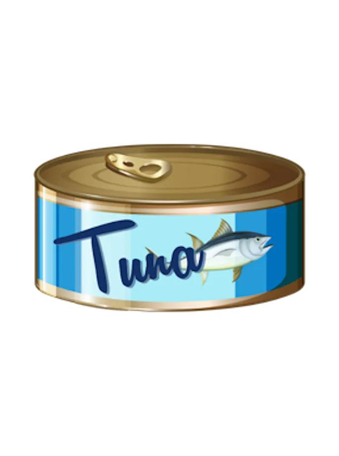 Illustration einer Dose Thunfisch